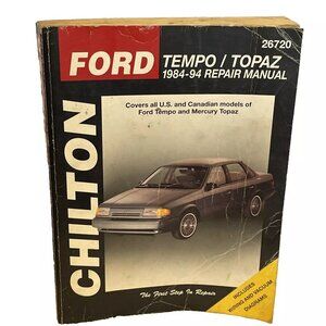 Ford Tempo and Topaz, 1984-94 (Chilton Total Car Care Series Manual) Auto Repair